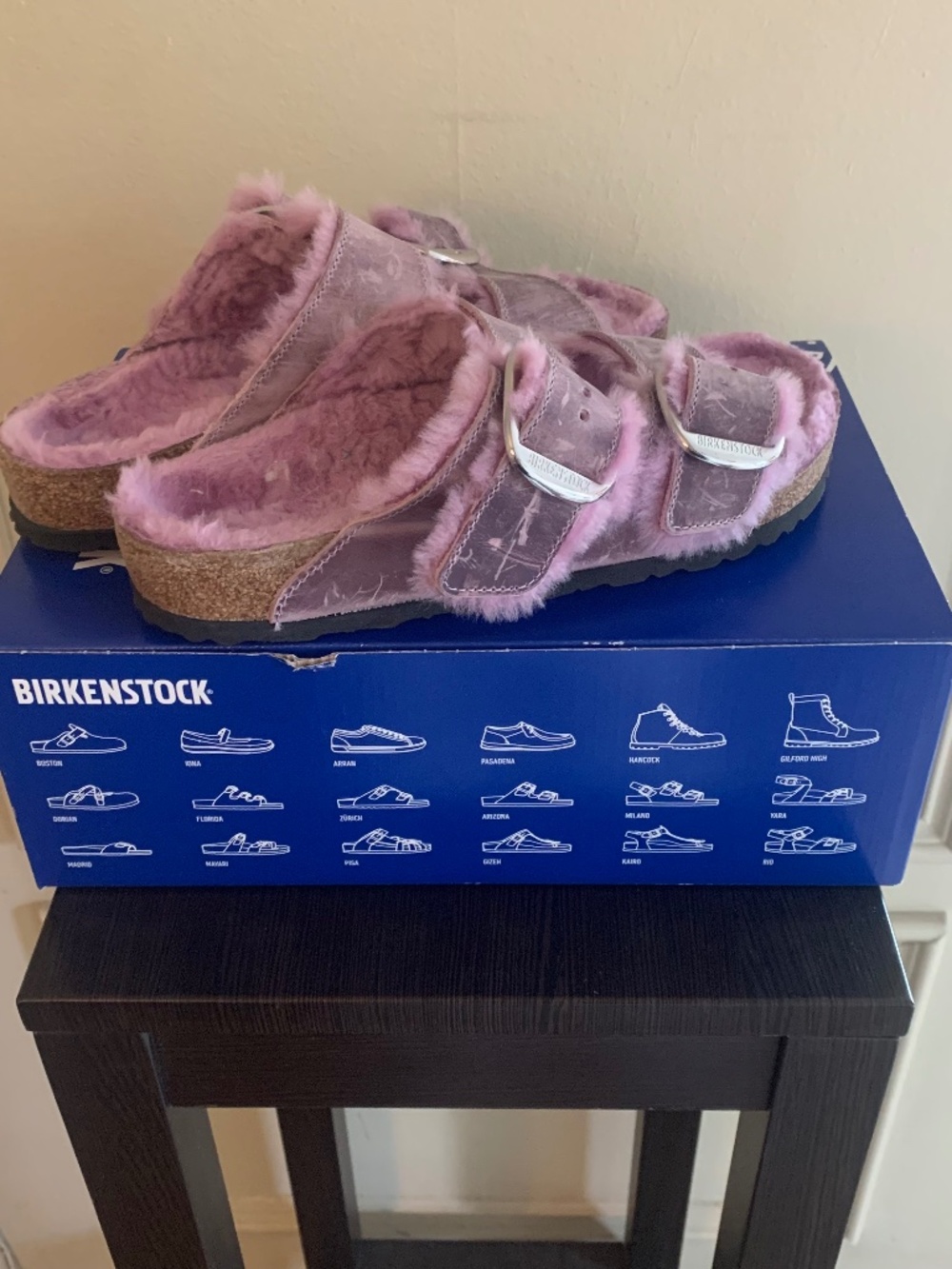New Big Buckle Arizona Birkenstocks with Shearling (39)